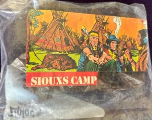 Raro cavallo Teepee vintage Atlantic scala HO Far West Story Sioux’s Camp Warriors - Foto 1 di 7