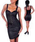 WOMENS DRESS SEXY club cocktail rhinestone corseT PINUP BODY SHAPER  S M L