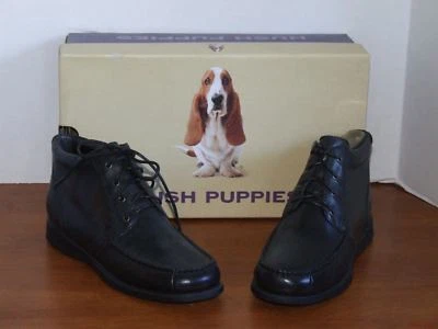 Bota de cuero Hush Puppies Pavillion negra o marrón Foto 1 de 4