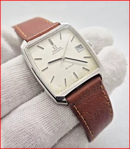 1970 Original Omega De Ville 162.048 Automatic 1002 32x38mm Steel  Men's Watch - Picture 1 of 15