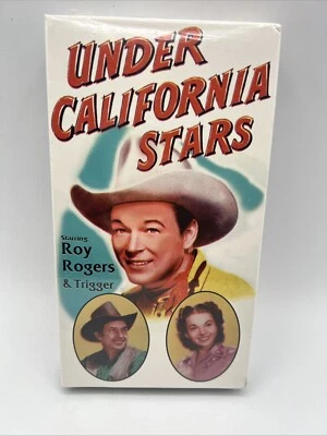 Under California Stars VHS Roy Rogers & Trigger 1996 Alpha Video Distributors - Image 1 of 4