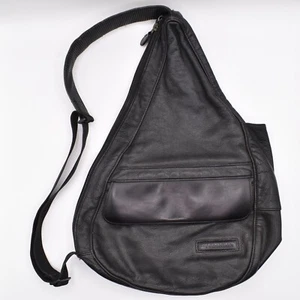 L.L. Bolso Bandolera Bean AmeriBag Cuero Negro Viajero Bandolera - Imagen 1 de 9