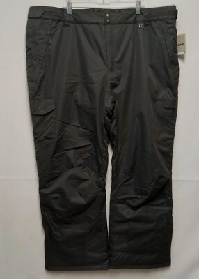 SkiGear Mens Charoal Ski Snow Pants Size 3X Large NEW WT 34” inseam Waist 48-50" - Image 1 of 4