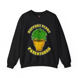 Plantas Divertidas Cannabis 420 Fumador Fumador Punk Hipster Amante de la Hierba Regalo Sudadera - Imagen 1 de 41