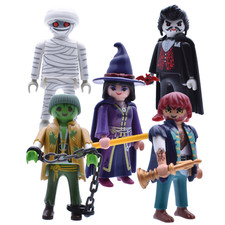 Playmobil Horror Halloween Spukhaus Werwolf Zombie Hexe Vampir US Blister