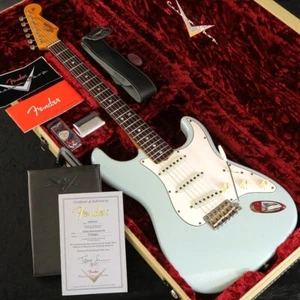 Fender CS Ltd 1964 Stratocaster Journeyman Relic Faded Aged Sonic Blue[CZ548403] - Picture 1 of 13