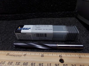 ISCAR SCD –AH5 Jobber Length Drill Bit: 0.374 " Dia 140 °, Solid Carbide (CH) - Picture 1 of 6