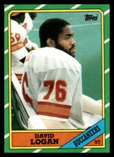 1986 Topps David Logan #381 Tampa Bay Buccaneers