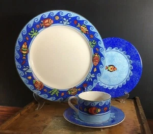 Sango Pisces Nautical Dinner Plate, Salad Plate, Teacup or Saucer - Picture 1 of 19