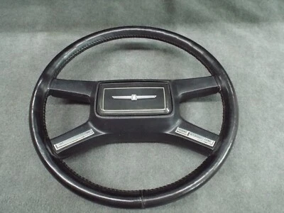 Black Steering Wheel 1980 1981 1982 1983 Ford Thunderbird/T-Bird/TBird 80 81 83 - Image 1 of 4