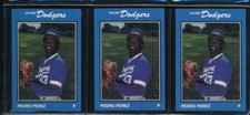 Lot (3) 1989 #23 Pedro Perez Salem Dodgers Team Issue (GH64) SWSW6