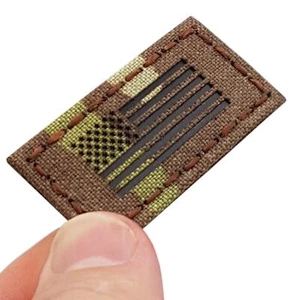 IR mini patch 1x2 America multicam OCP flag morale IFF tactical - Picture 1 of 5