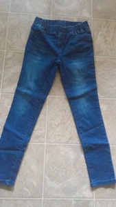 Cat And Jack Girls Size 12 Jeans Elastic Waistband - Picture 1 of 2