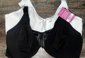 Olga ~ Women's Bra Cushioned Underwire 2-Pack Set Lined ~ 38D