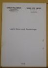Data Appertaining to Light Rails and Fastenings 1904 reprint 1967