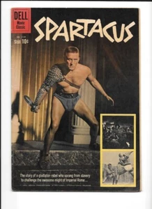 Four Color #1139 SPARTACUS! KIRK DOUGLAS PHOTO COVER Dell 1960 HIGH GRADE VF 7.5 - Picture 1 of 2