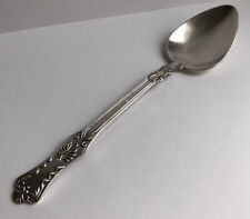 Vintage Russia Dessert Spoon Sterling Silver 925 Engraved Decor Weight 46 gr