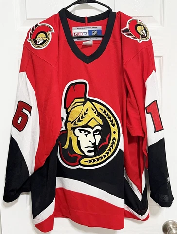 OTTAWA SENATORS 16 Men Vintage NHL Red Hockey Jersey L CCM / Selling "As Is" Cover