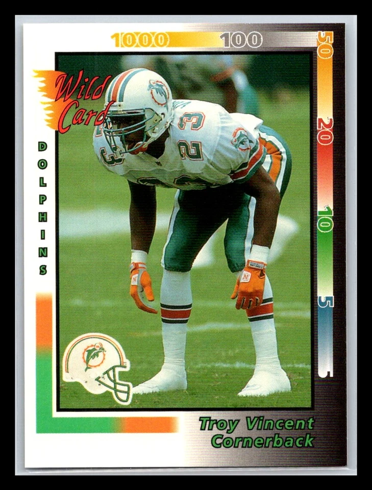 1992 Wild Card Football # 301 - 400- Pick Your Card! - Image 1 of 1
