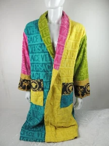 Versace Bata de Baño Barroca Multicolor, 100% Auténtica FALTA CINTURÓN - Imagen 1 de 11