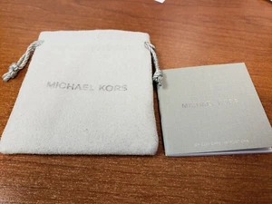 Michael Kors Gift Pouc Velvet Jewelry Drawstring With Booklet ,3.5 H, 3.0 W New - Picture 1 of 5