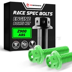 Engine Cover Bolts Screws Aluminum Set Fit Kawasaki Z900 ABS 2017-2022 - Imagen 1 de 14