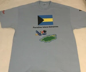Camiseta vintage PARADISE ISLAND BAHAMAS XL - Imagen 1 de 3
