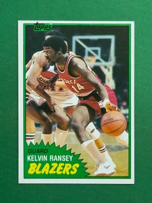 1981-82 Topps Basketball #W88 Kelvin Ransey - Image 1 of 2