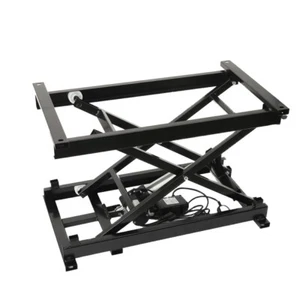 Electric Lift Table Single Scissor Electric Lifting Platform 132 lbs 4 Wheel - Picture 1 of 11