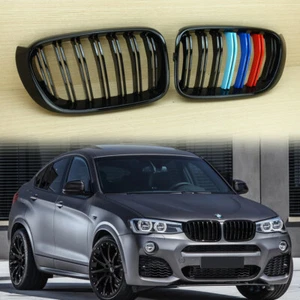 BMW F26 X4 SUV 35i 28i 20i Shiny Black Front Grille 2014-2018 ///M Color - Picture 1 of 6