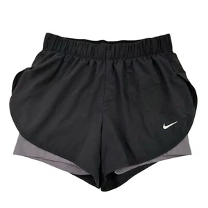 Nike Shorts Womens Medium Black Lined Breathable Lightweight Running Training - Picture 1 of 12