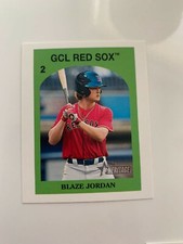 BLAZE JORDAN 2021 Topps Heritage Minor 1972 Venezuelan Stamp Card RC #72TVS-2