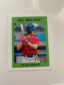 BLAZE JORDAN 2021 Topps Heritage Minor 1972 Venezuelan Stamp Card RC #72TVS-2