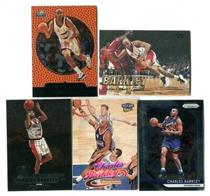 Lote de 5 tarjetas de baloncesto Charles Barkley HOF 76ERS SUNS ROCKETS (LOTE 2) - Imagen 1 de 1