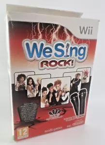 We Sing Rock! Nintendo Wii Game + 2 Logitech Microphones | Contents Still Sealed - Picture 1 of 10