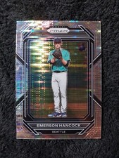 2023 Panini Prizm Baseball #24 Emerson Hancock Pulsar Prizm Seattle Mariners