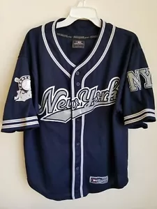 Colosseum New York Yankees Jersey Vinyl Sewn On VGC Condition Size Large--LOW$$ - Picture 1 of 4