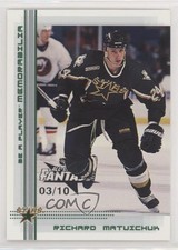 2000 ITG Be A Player Memorabilia Emerald All-Star Fantasy /10 Richard Matvichuk
