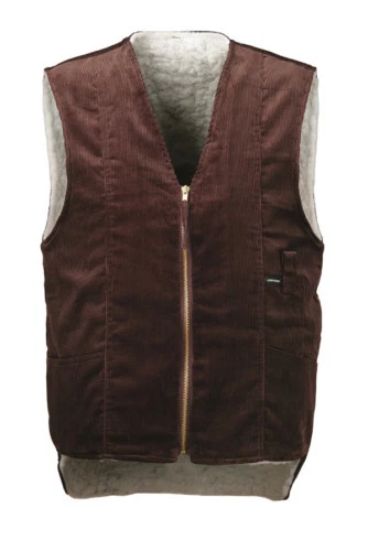 Cordweste Arbeitsweste Winterweste Cord Weste gefüttert Lüneburg Craftland 1875