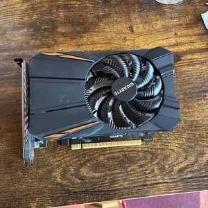 Gigabyte NVIDIA GeForce GTX 1050Ti 4GB graphics card HDMI x1 DP x1 DVI x1 - Picture 1 of 5