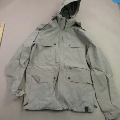 Merrell Jacket Mens XL Long Sleeve Full Zip Pockets Hooded Outdoors Gray - Image 1 of 4