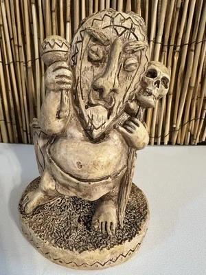 VINTAGE ORIGINAL RANDOTTI STATUE "THE MEDICINE MAN" MARKED # 172 RANDOTTI.. 1976 - image 1 of 4