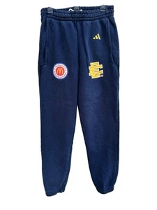Adidas Eric Emmanuel McDonald’s Game Day Heavyweight Sweatpants Mens Small Blue - Picture 1 of 5