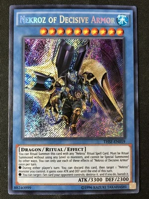 Yu-Gi-Oh TCG #THSF-EN019 Nekroz of Decisive Armor Secret Rare NM - Image 1 of 2