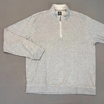 johnnie-O Mens Sz XL Sully 1/4 Zip Pullover Thunder Wrinkle Resistant Golf Surf - Image 1 of 4