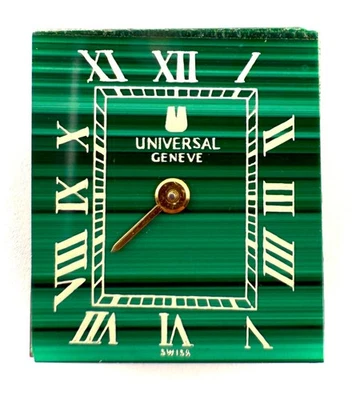 Universal Geneve Malachite Dial Movement 18x20mm - Image 1 of 4