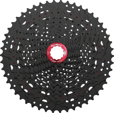 SunRace MX8 Cassette - 11 Speed, 11-50t, Black - Image 1 of 2