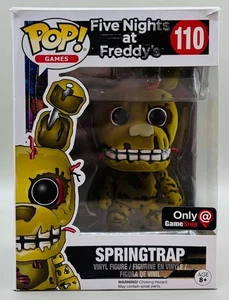 Funko Pop! Five Nights at Freddy's 110 Springtrap FLOCKED IN BOX - Picture 1 of 6