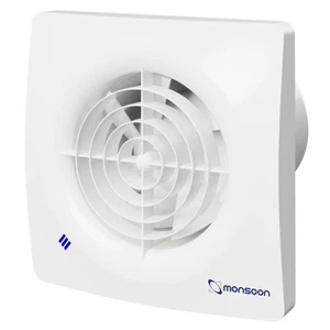 Monsoon MON-S100T Silent Bathroom Extractor Fan with Timer - Picture 1 of 1