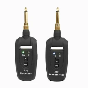 A10 Gitarren-Funksystem, Gitarren-Tonabnehmer, Audio-Sender und Empfänger f7614 - Bild 1 von 9